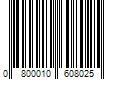 Barcode Image for UPC code 0800010608025