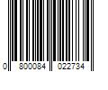 Barcode Image for UPC code 0800084022734