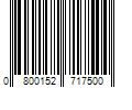 Barcode Image for UPC code 0800152717500