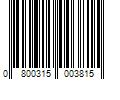 Barcode Image for UPC code 0800315003815