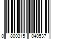 Barcode Image for UPC code 0800315040537