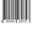 Barcode Image for UPC code 0800402280747