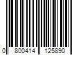 Barcode Image for UPC code 0800414125890