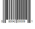 Barcode Image for UPC code 080042000091