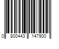 Barcode Image for UPC code 0800443147900