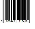 Barcode Image for UPC code 0800443215418