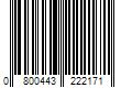 Barcode Image for UPC code 0800443222171