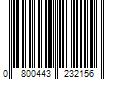 Barcode Image for UPC code 0800443232156