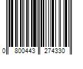 Barcode Image for UPC code 0800443274330