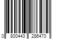 Barcode Image for UPC code 0800443286470