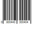 Barcode Image for UPC code 0800443300404