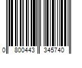 Barcode Image for UPC code 0800443345740