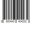 Barcode Image for UPC code 0800443404232