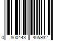 Barcode Image for UPC code 0800443405932