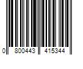 Barcode Image for UPC code 0800443415344