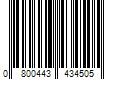 Barcode Image for UPC code 0800443434505