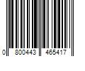 Barcode Image for UPC code 0800443465417