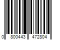 Barcode Image for UPC code 0800443472804