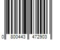 Barcode Image for UPC code 0800443472903