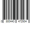 Barcode Image for UPC code 0800443472934