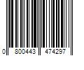 Barcode Image for UPC code 0800443474297