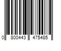 Barcode Image for UPC code 0800443475485