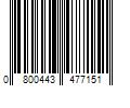 Barcode Image for UPC code 0800443477151