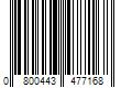 Barcode Image for UPC code 0800443477168