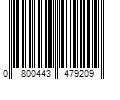 Barcode Image for UPC code 0800443479209