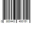 Barcode Image for UPC code 0800443493151