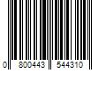 Barcode Image for UPC code 0800443544310