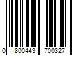 Barcode Image for UPC code 0800443700327