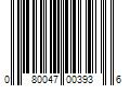 Barcode Image for UPC code 080047003936. Product Name: Valspar Base A Tintable Paint Sample Base (Half-pint) | 007.1185292.003