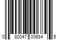 Barcode Image for UPC code 080047006845