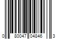 Barcode Image for UPC code 080047048463