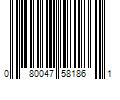 Barcode Image for UPC code 080047581861