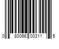 Barcode Image for UPC code 080066003115