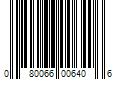 Barcode Image for UPC code 080066006406