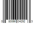 Barcode Image for UPC code 080066042923