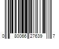 Barcode Image for UPC code 080066276397