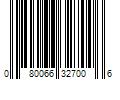 Barcode Image for UPC code 080066327006