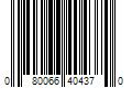 Barcode Image for UPC code 080066404370