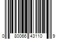 Barcode Image for UPC code 080066431109