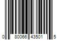 Barcode Image for UPC code 080066435015