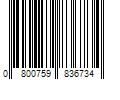 Barcode Image for UPC code 0800759836734