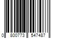 Barcode Image for UPC code 0800773547487