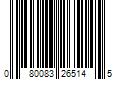 Barcode Image for UPC code 080083265145