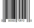 Barcode Image for UPC code 080083705108