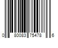 Barcode Image for UPC code 080083754786