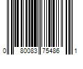 Barcode Image for UPC code 080083754861